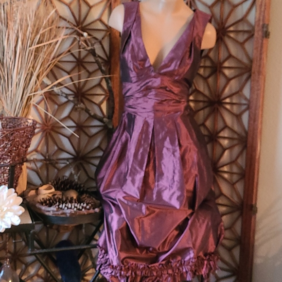 SALE VERA WANG STUNNING 2 COCKTAIL DRESS - Picture 12 of 16